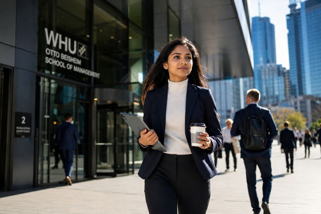 Student pursuing her MBA in Germany