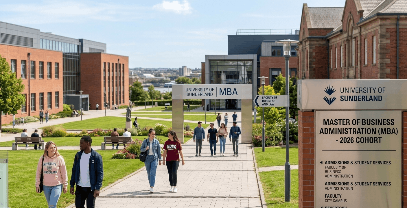 MBA at University of Sunderland 2026