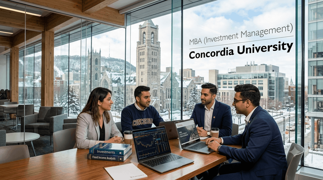MBA (Investment Management) at Concordia University