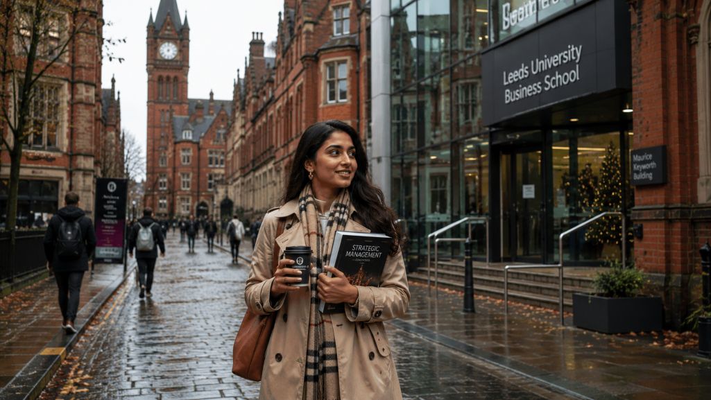 Student pursuing her MBA in Manchester