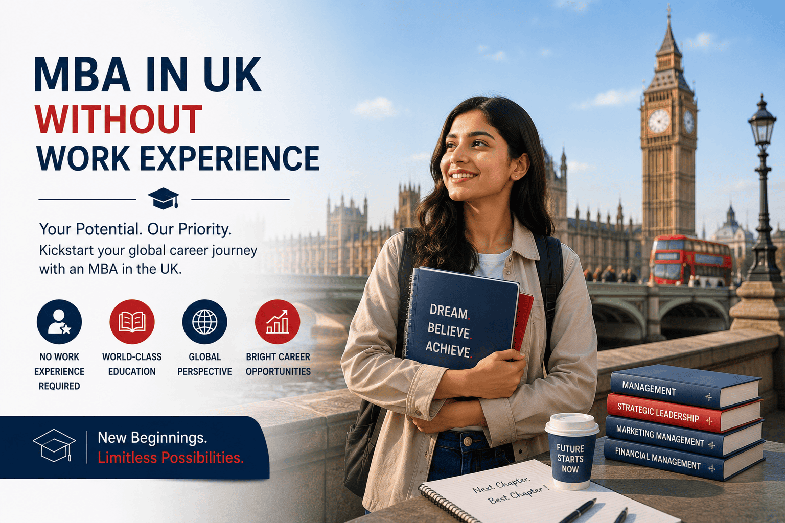 MBA Without Work Experience in UK