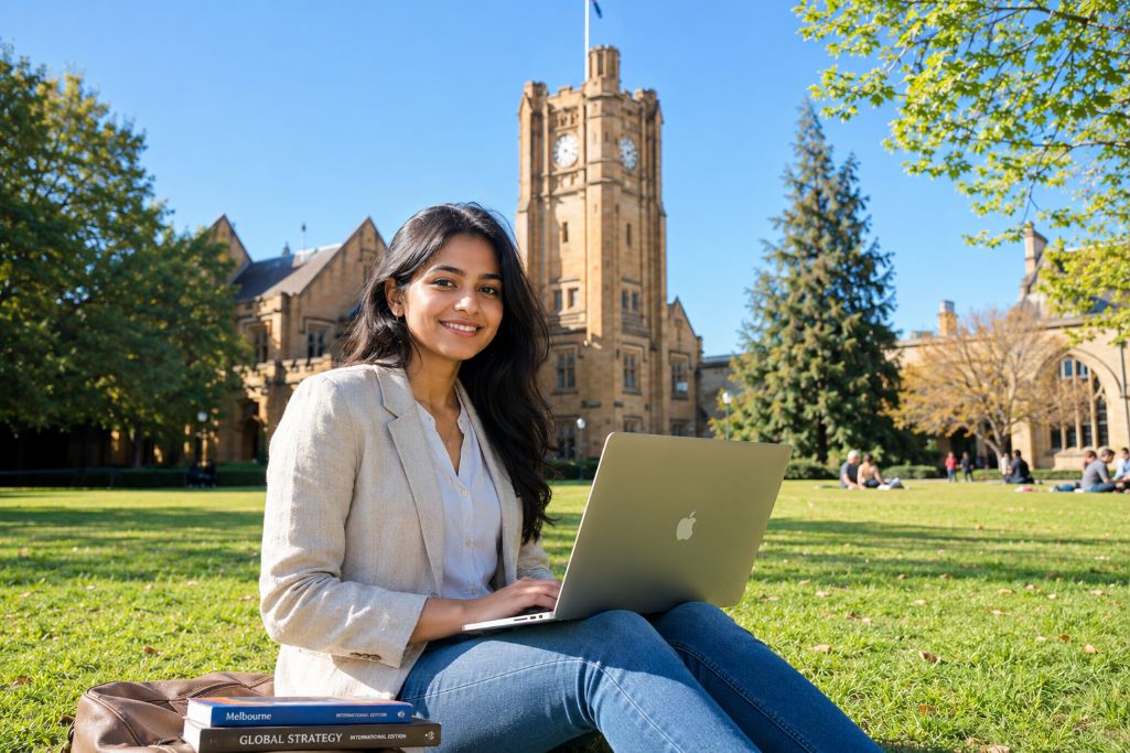 Student pursuing her MBA in Australia