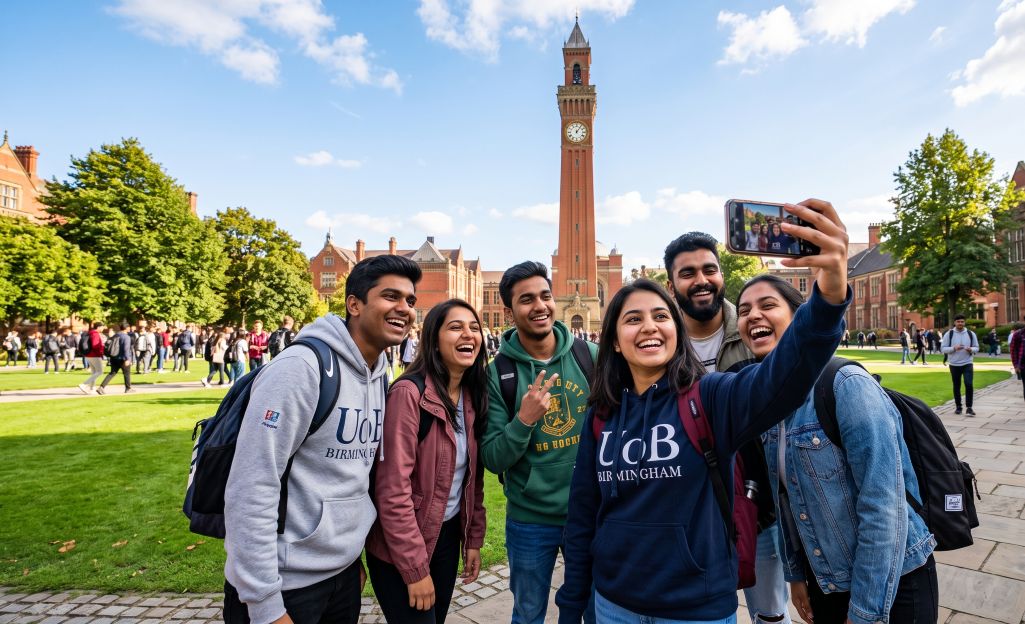 Students pursuing their academic journey in Birmingham