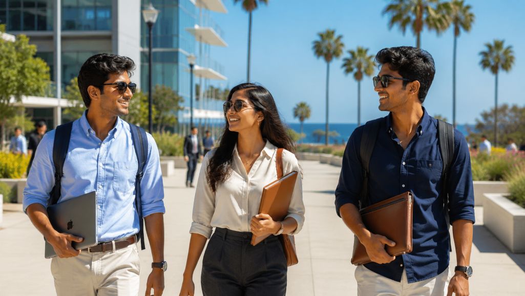 Students pursuing their MBA in San Diego
