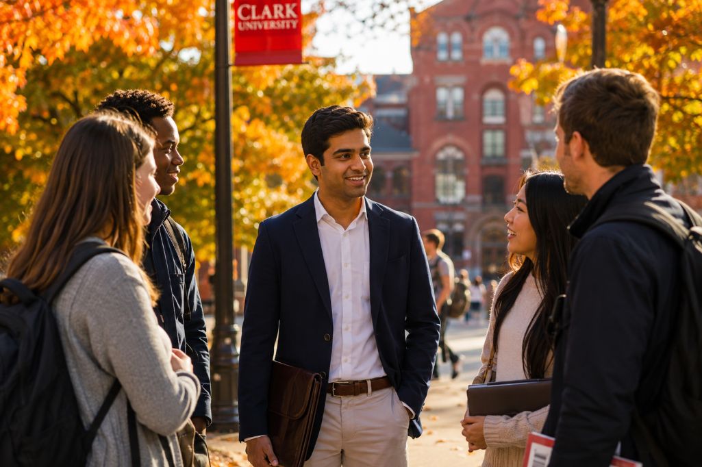 Student pursuing his MBA at Clark University