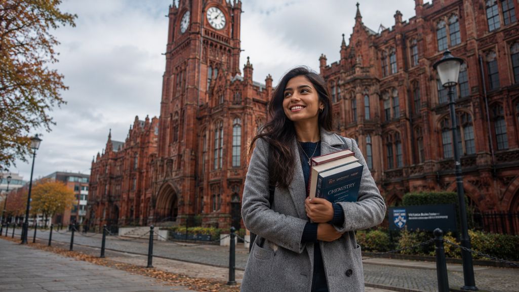 Students moving ahead in her academic path while studying in Liverpool