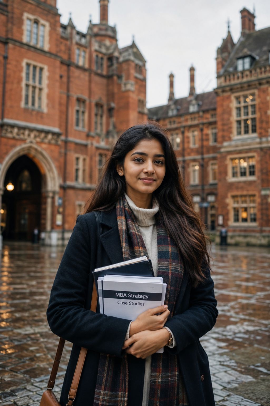 Student pursuing her MBA in UK