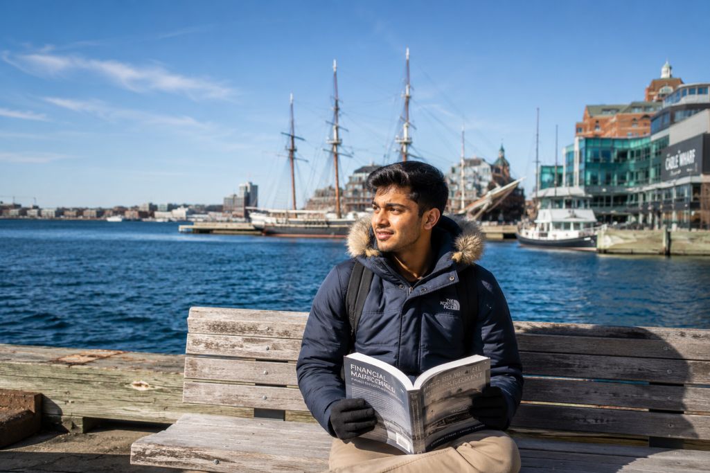 Study pursuing his education and moving ahead in his academic journey in Halifax, Canada.