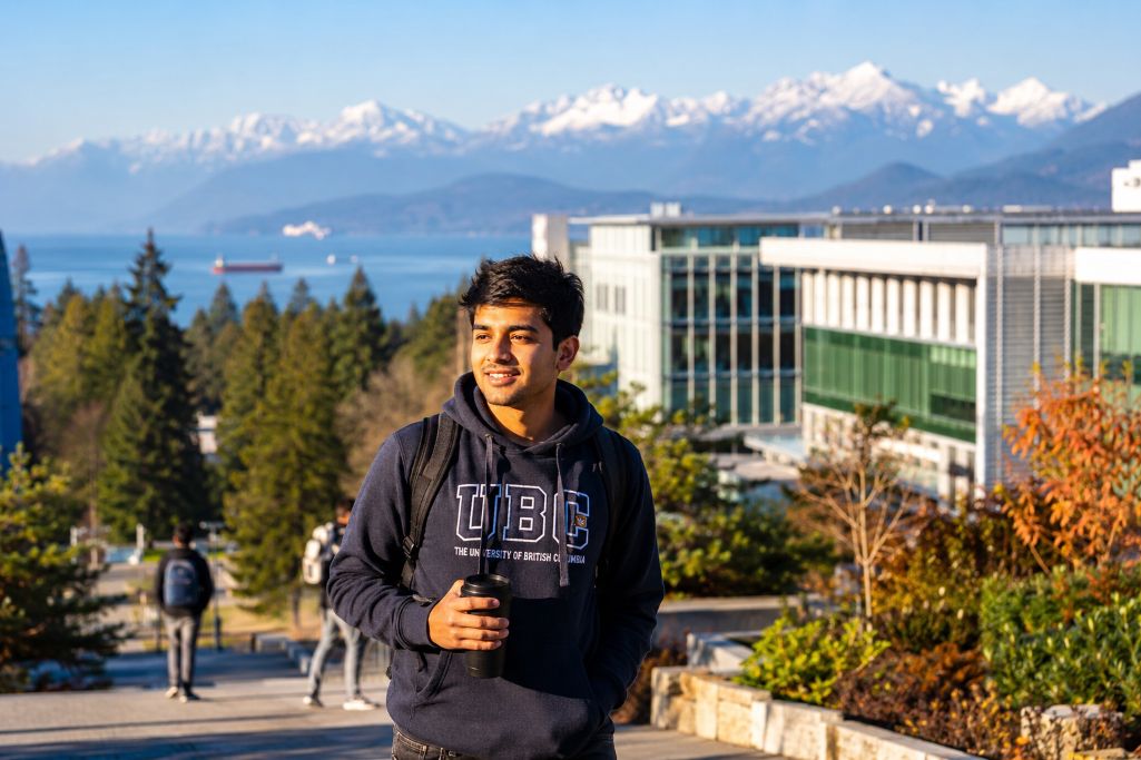 Student pursuing his studies in Vancouver, Canada.