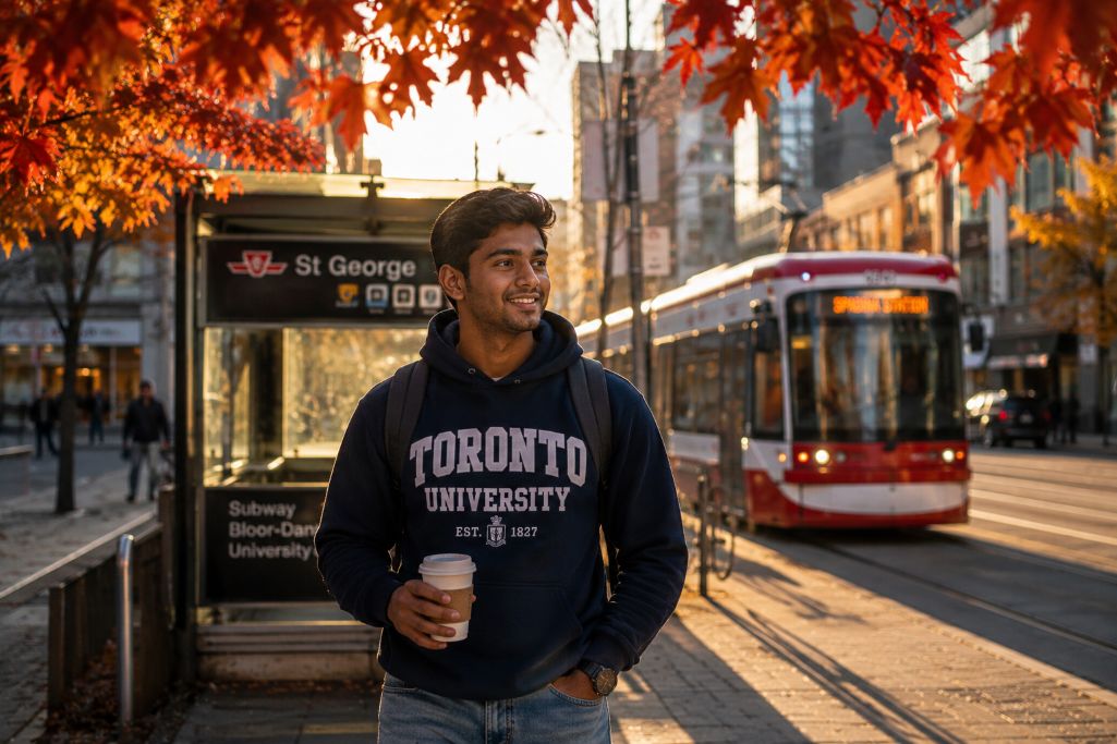 Study moving ahead in his academic journey in Toronto, Canada.