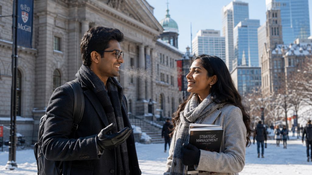 Students pursuing their MBA in Montreal