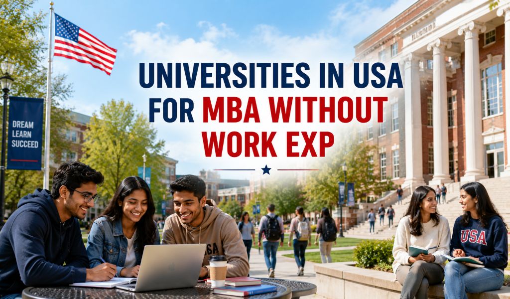 Universities in USA for MBA Without Work Experience