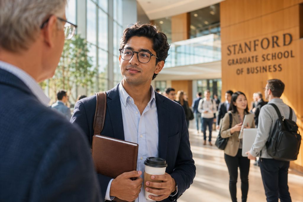 Student pursuing his MBA at Stanford University in USA
