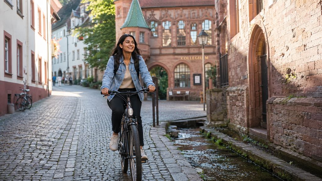 Student pursuing her academic journey in Freiburg, Germany.