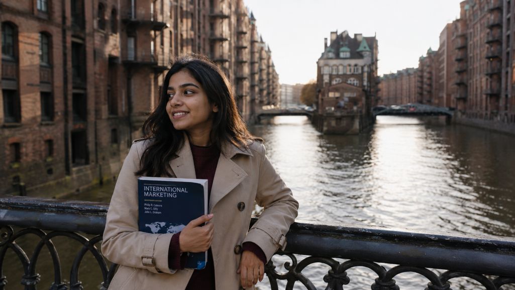 Student pursuing her dream as she is completing her masters from Hamburg.