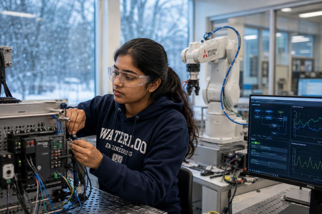 Student pursuing her Masters in Instrumentation and Control Engineering in Canada