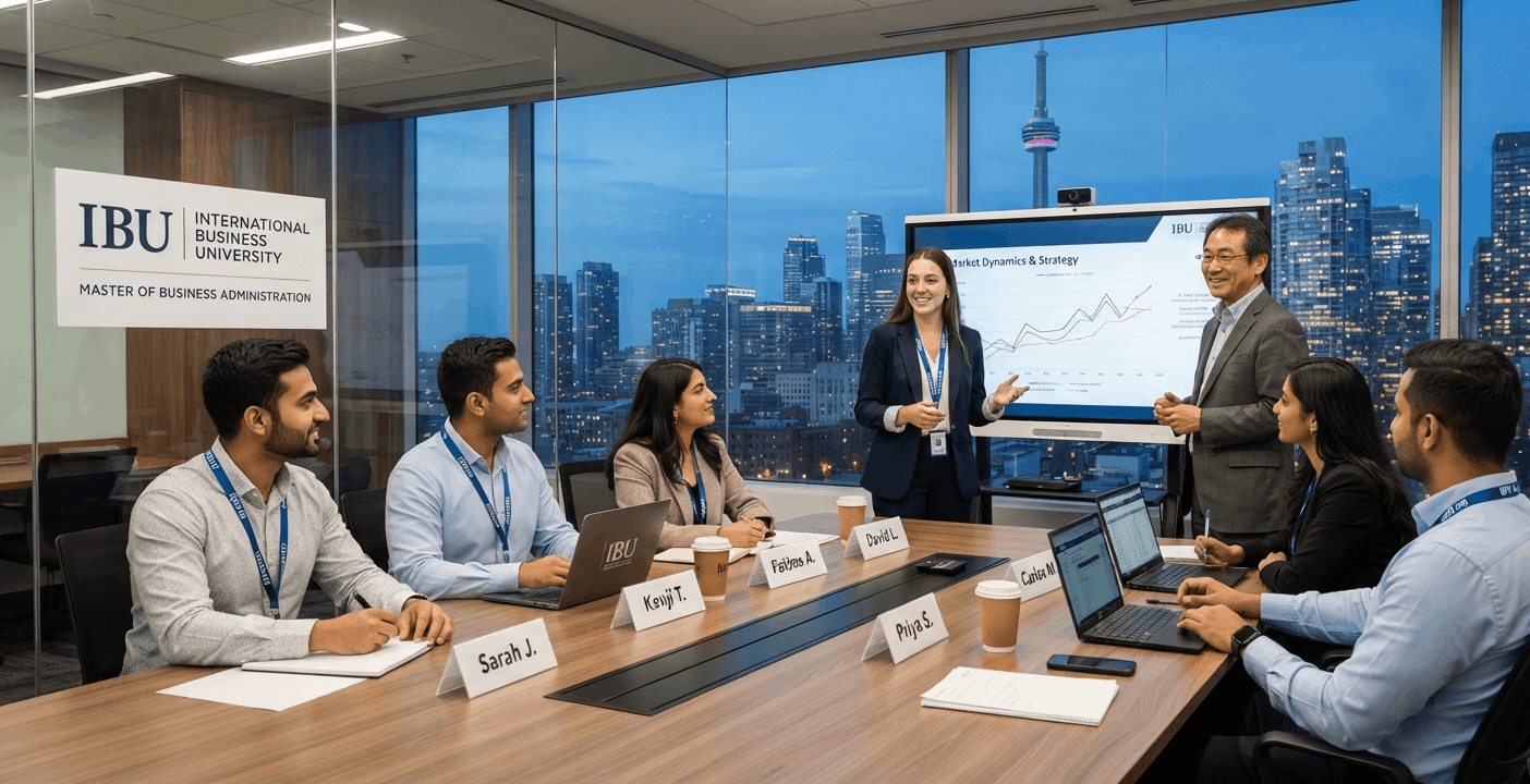 Master of Business Administration at IBU 2026