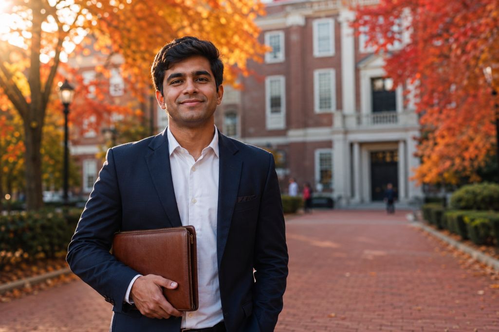 Student pursuing his MBA in Boston
