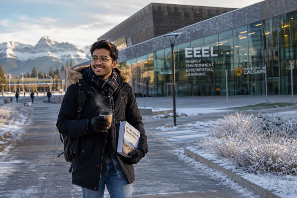 Students pursuing his masters in Calgary