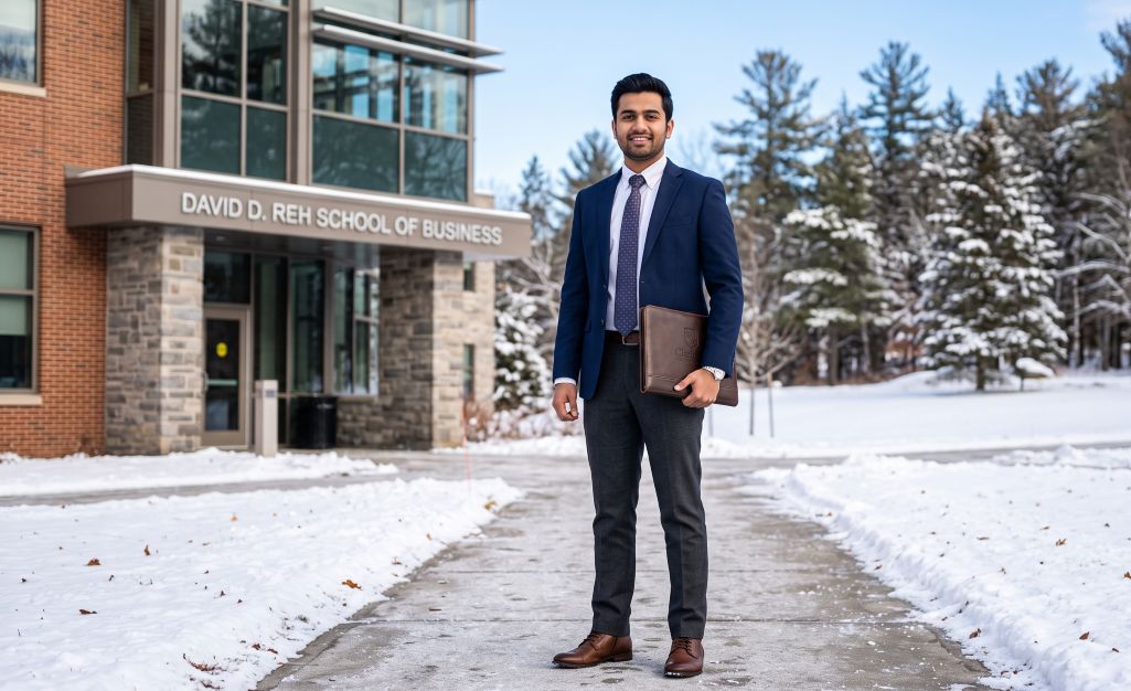 Student pursuing his MBA at Clarkson University
